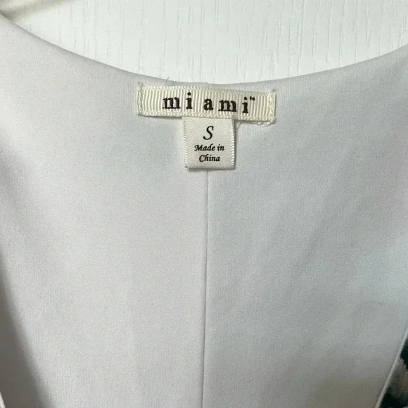 MIAMI : long floral dress maxi white green pink - Picture 6 of 10